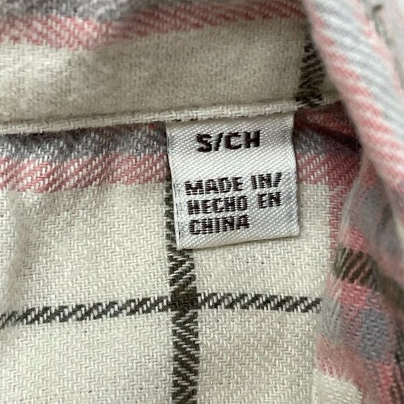Womens Plaid Button-Up Shirt Weatherproof Vintage S Cotton Blend d0488 - Picture 4 of 9